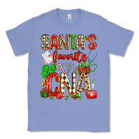 Colony Blue santa's favorite cna Classic Tee - texasbilliewilder