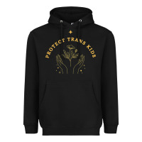 Black Protect Trans Kids Heavyweight Hoodie - trangStudio