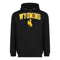 Black Kids Wyoming Cowboys Apparel Fan Favorite Brown Arch Heavyweight Hoodie - trangStudio