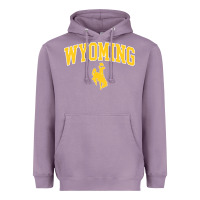 Lavender Kids Wyoming Cowboys Apparel Fan Favorite Brown Arch Heavyweight Hoodie - trangStudio