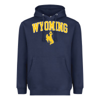 Kids Wyoming Cowboys Apparel Fan Favorite Brown Arch Heavyweight Hoodie | Teevron