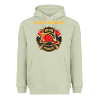 Matcha fire rescue lieutenant department  for firefighters Heavyweight Hoodie - trangStudio