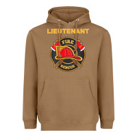 Toasted Coconut fire rescue lieutenant department  for firefighters Heavyweight Hoodie - trangStudio