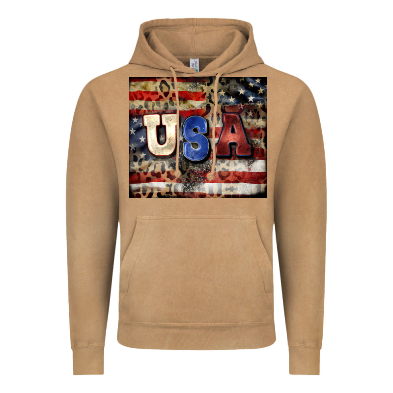 Usa Vintage Hoodie by CowGirlArtShop | Teevron