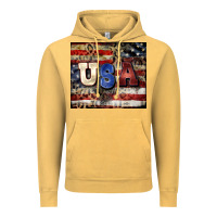 Vintage Mustard usa Vintage Hoodie - CowGirlArtShop