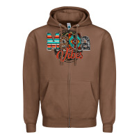 Chestnut mama vibes Zipper Hoodie - RacoonDesign