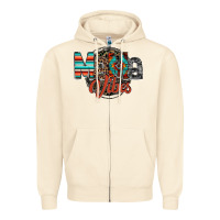 Sandshell mama vibes Zipper Hoodie - RacoonDesign