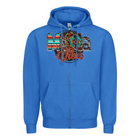 True Royal mama vibes Zipper Hoodie - RacoonDesign