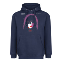 Navy KISS  1978 Paul Stanley Heavyweight Hoodie - trangStudio