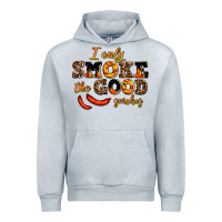 Heather Grey i only smoke the good smokes Urban Hoodie - AdoDesignShop