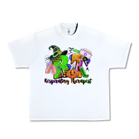 Rt Respiratory Therapist Halloween Urban Heavy Tee | Teevron