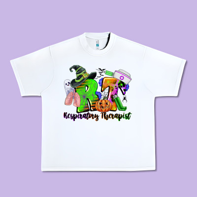Rt Respiratory Therapist Halloween Urban Heavy Tee Designed By Cowgirlartshop