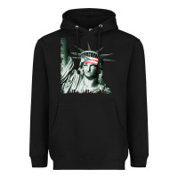 Black Puerto Rico Resiste Statue of Liberty Puerto Rican Flag Heavyweight Hoodie - trangStudio