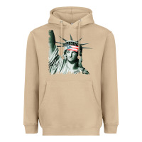 Mushroom Puerto Rico Resiste Statue of Liberty Puerto Rican Flag Heavyweight Hoodie - trangStudio