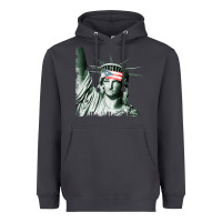 Smoke Puerto Rico Resiste Statue of Liberty Puerto Rican Flag Heavyweight Hoodie - trangStudio