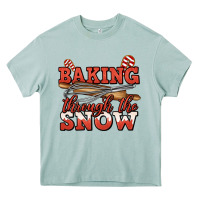 Arona baking through the snow christmas Heavy Core Tee - Jasminsmagicworld