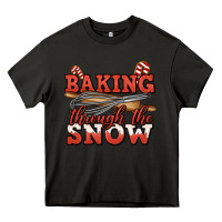 Asphalt baking through the snow christmas Heavy Core Tee - Jasminsmagicworld