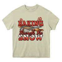 Mossy baking through the snow christmas Heavy Core Tee - Jasminsmagicworld