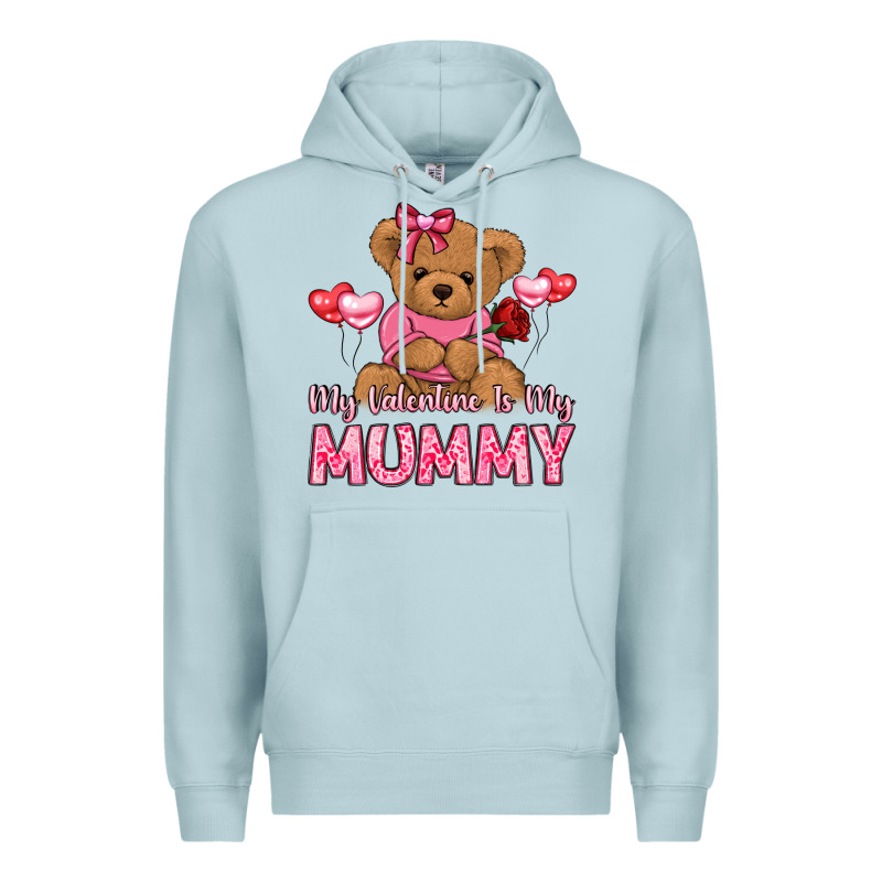 My Valentine Is My Mummy Premium Hoodie by LillyAllenDesigns | Teevron