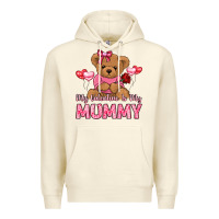 Sandshell my valentine is my mummy Premium Hoodie - LillyAllenDesigns