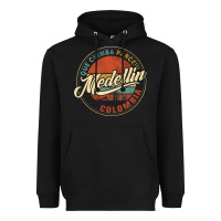 Black Que Chimba Parce Medellin Bandera Antioquia Colombia Paisa Heavyweight Hoodie - trangStudio