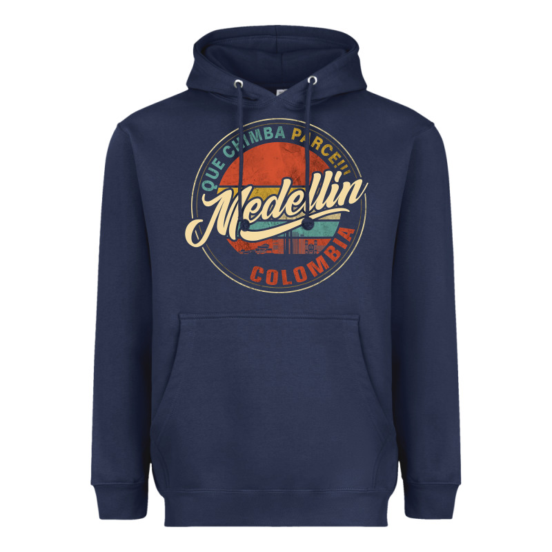 Que Chimba Parce Medellin Bandera Antioquia Colombia Paisa Heavyweight Hoodie by trangStudio | Teevron