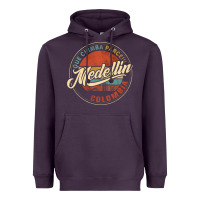 Plum Que Chimba Parce Medellin Bandera Antioquia Colombia Paisa Heavyweight Hoodie - trangStudio