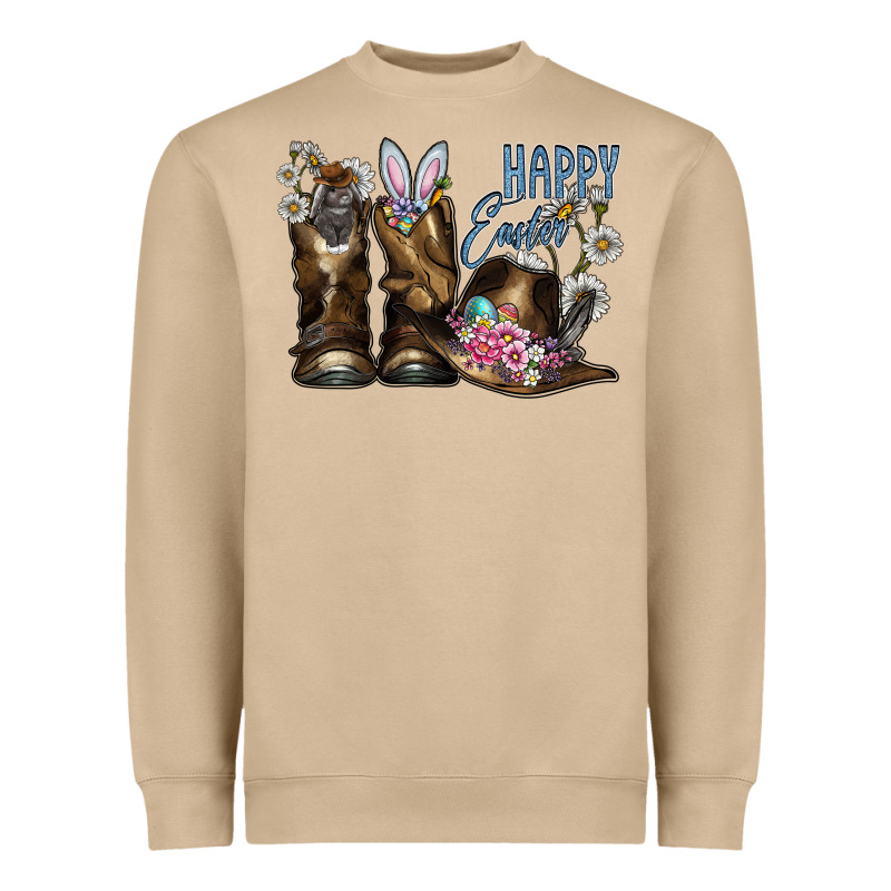 Happy Easter Heavyweight Sweatshirt by CowhideDigitalArt | Teevron