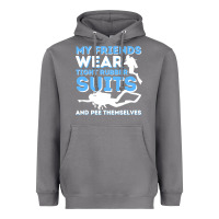 Storm My Friends Wear Tight Rubber Suits  Scuba Diving & Diver Heavyweight Hoodie - trangStudio