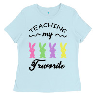 Baby Blue Teaching My Favorite Bunny Ladies Tee - Bettercallsaul