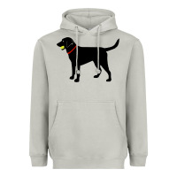 Moon Dust Labrador Retriever Fetch, Black Lab Play Ball Heavyweight Hoodie - trangStudio