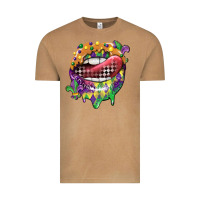 Vintage Camel mardi gras lips Vintage Tee - CowGirlArtShop