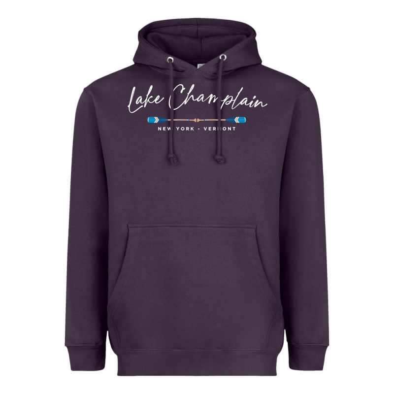 Lake Champlain Oars Graphic Heavyweight Hoodie by trangStudio | Teevron