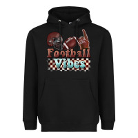 Black football vibes Heavyweight Hoodie - BarkalooDesign