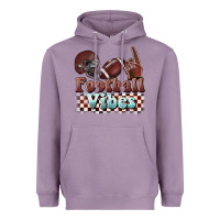 Lavender football vibes Heavyweight Hoodie - BarkalooDesign
