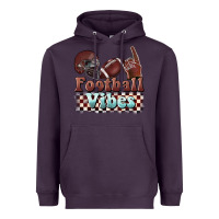 Plum football vibes Heavyweight Hoodie - BarkalooDesign