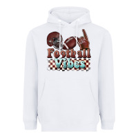 White football vibes Heavyweight Hoodie - BarkalooDesign