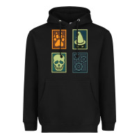 Black Inscryption Psychological Horror Card Categories Game Halloween Scary  Heavyweight Hoodie - trangStudio