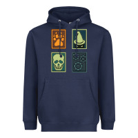 Navy Inscryption Psychological Horror Card Categories Game Halloween Scary  Heavyweight Hoodie - trangStudio