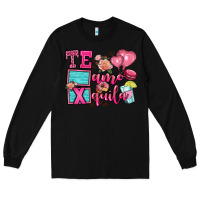 Black te amo te quila Long Sleeve Tee - OliviaCreatesArt