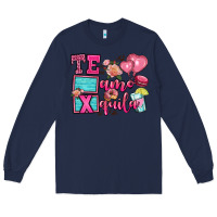 Navy te amo te quila Long Sleeve Tee - OliviaCreatesArt