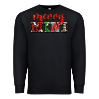 Black christmas merry mini Premium Sweatshirt - BarkalooDesign