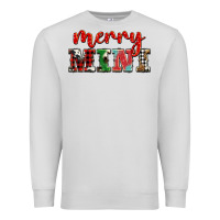 Dove Grey christmas merry mini Premium Sweatshirt - BarkalooDesign