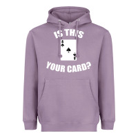 Lavender Cool Magician Is This Your Card Illusionist Heavyweight Hoodie - trangStudio