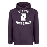 Plum Cool Magician Is This Your Card Illusionist Heavyweight Hoodie - trangStudio
