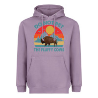 Lavender Do Not Pet The Fluffy Cows Vintage Heavyweight Hoodie - trangStudio