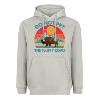 Moon Dust Do Not Pet The Fluffy Cows Vintage Heavyweight Hoodie - trangStudio