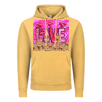 Vintage Mustard Love gnome with bear tumbler Valentine's Day Vintage Hoodie - HowdyJamesFarm