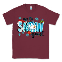 Burgundy up to snow good Classic Tee - texasbilliewilder