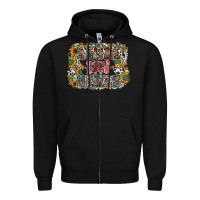 Black mom of girls Zipper Hoodie - RacoonDesign